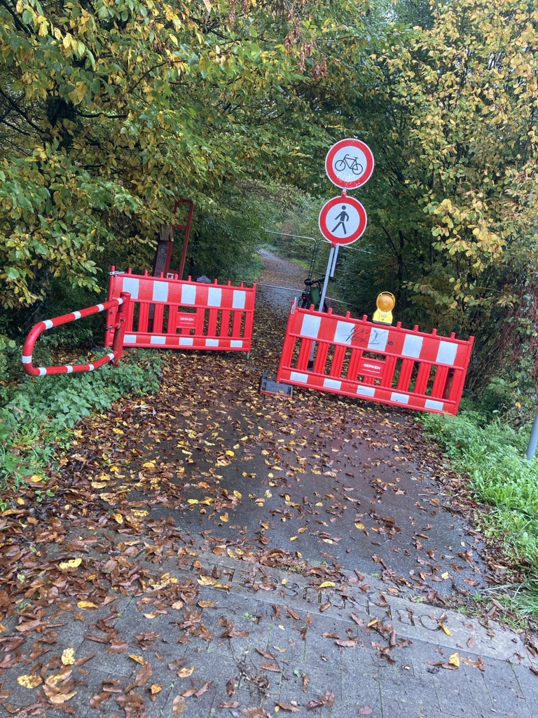 Sperrung Panoramaradweg Keine Umleitung Sehr schlechter Service