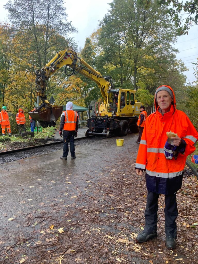 Baustelle Bahn Strecke Beyenburg